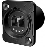 Seetronic SO2DF панельный оптический разъем, двухканальный LC тип проходной, IP65
