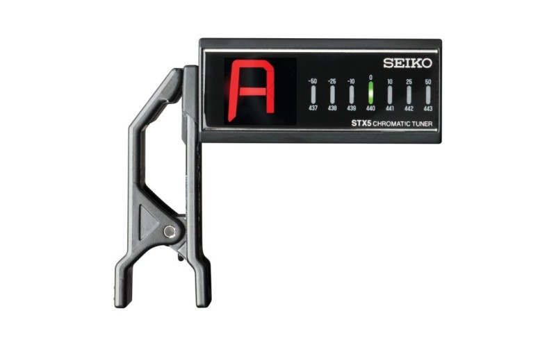 SEIKO STX5 Black - тюнер-прищепка