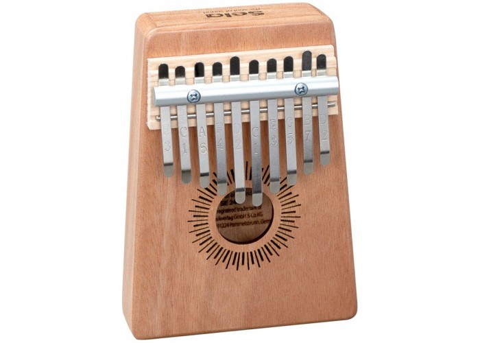 Sela SE-240 Kalimba 10 Калимба 10 язычков, красное дерево, с чехлом