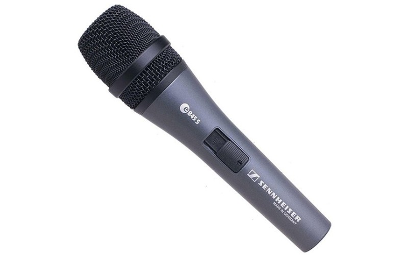 SENNHEISER E 845-S  Динамический вокальный микрофон с выключателем