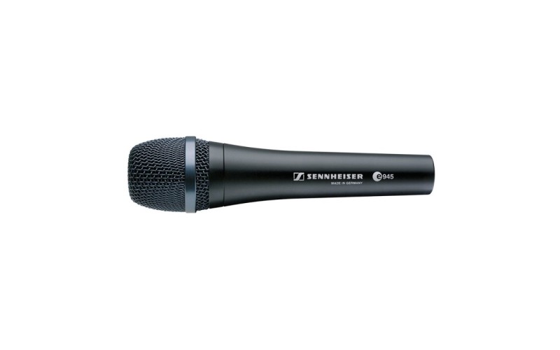 SENNHEISER E 945 Динамический вокальный микрофон, суперкардиоида, 40 - 18000 Гц, 350 Ом