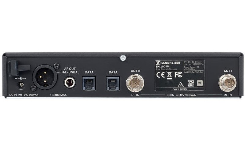 Sennheiser EW 100 G4-ME2-G - радиосистема с петличным микрофоном Evolution, UHF (566-608 МГц)