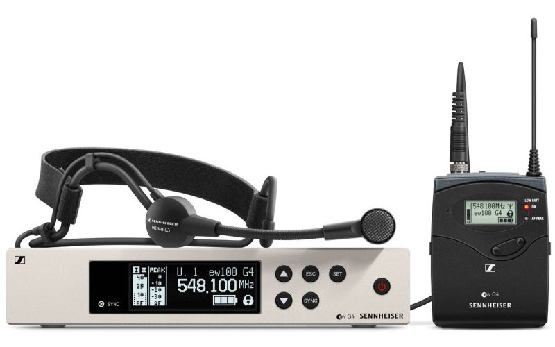 Sennheiser EW 100 G4-ME3-A1 - головная радиосистема серии G4 Evolution 100 UHF (470-516 МГц)