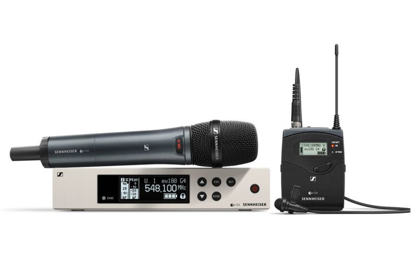 Sennheiser EW 100 G4-ME4-G - радиосистема с петличным микрофоном Evolution, UHF (566-608 МГц)