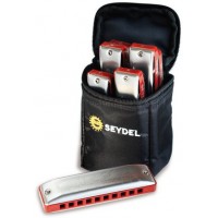 SEYDEL SOHNE Session Steel Summer Edition (10316_S) Комплект из 6 губных гармошек и футляра