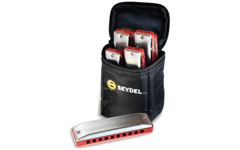 SEYDEL SOHNE Session Steel Summer Edition (10316_S) Комплект из 6 губных гармошек и футляра