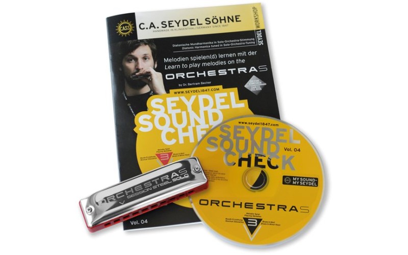 SEYDEL SOHNE Soundcheck Vol.4 ORCHESTRA S Beginner Pack (40005) Губная гармошка +буклет и CD