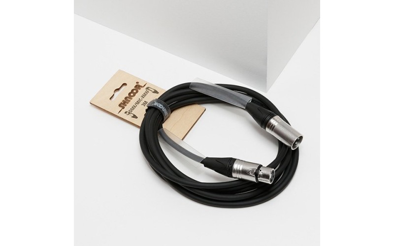 SHNOOR DMX/MIC-XMXF-3m Кабель микрофонный/DMX, XLR, 3м