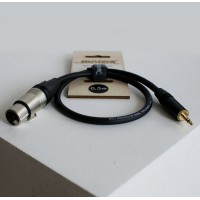 SHNOOR MJXF-0,5m Кабель соединительный XLR3f-3.5мм, стерео, 50см