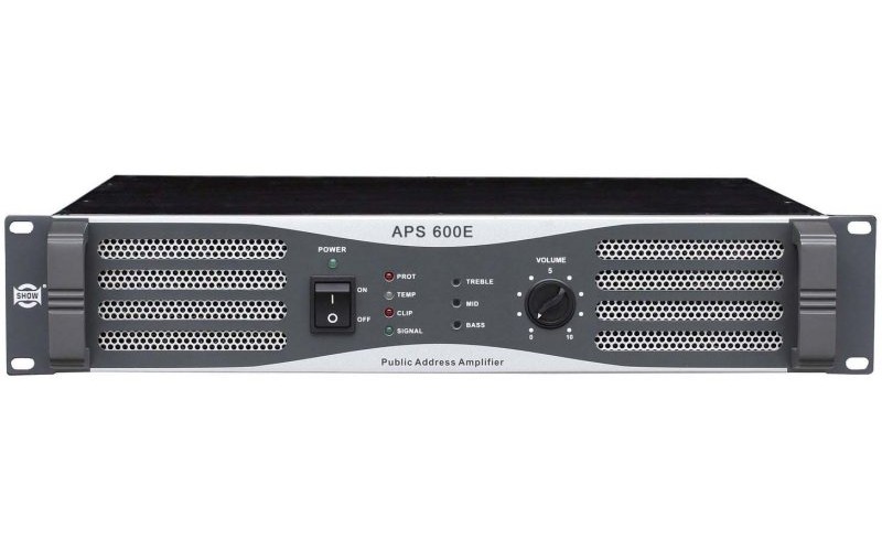 Show APS-600E - трансляционный усилитель мощности 600 вт, 70/100 в