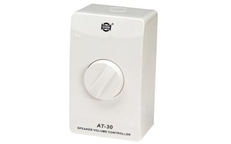 SHOW AT-30 - аттенюатор настенный, 50/70/100в , макс.  мощност30 вт, 11 градаций по 3 дБ+ выкл