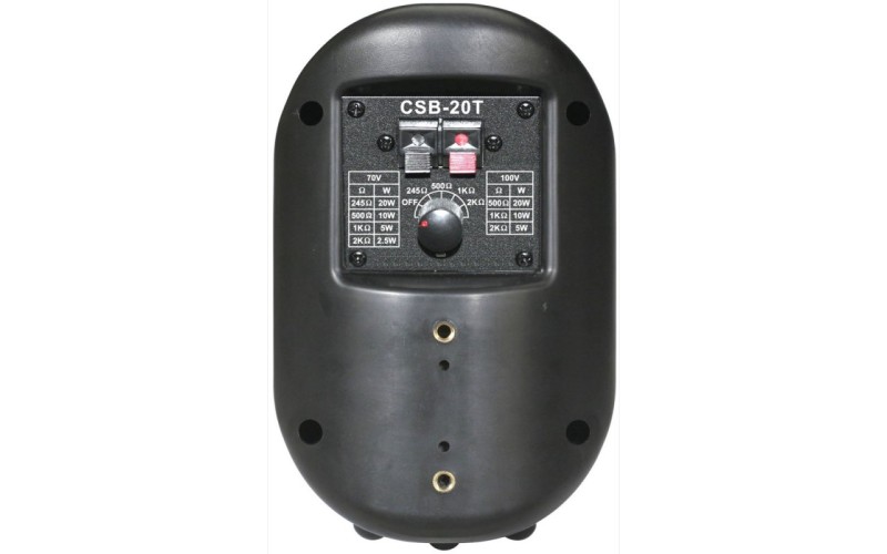Show CSB-20T/BK - 1-пол. АС 70/100в,20вт,85 дБ, динамик 3