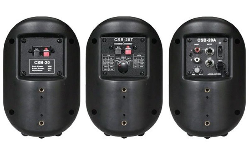 Show CSB-20T/BK - 1-пол. АС 70/100в,20вт,85 дБ, динамик 3
