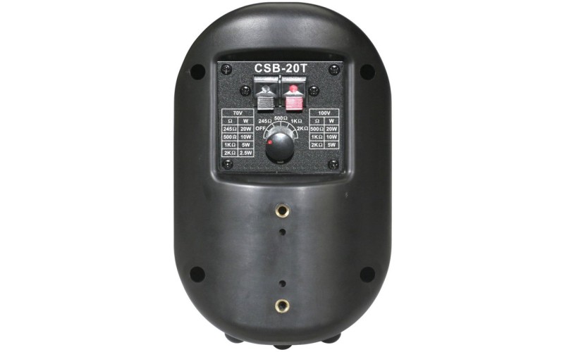 Show CSB-20T/BK - 1-пол. АС 70/100в,20вт,85 дБ, динамик 3