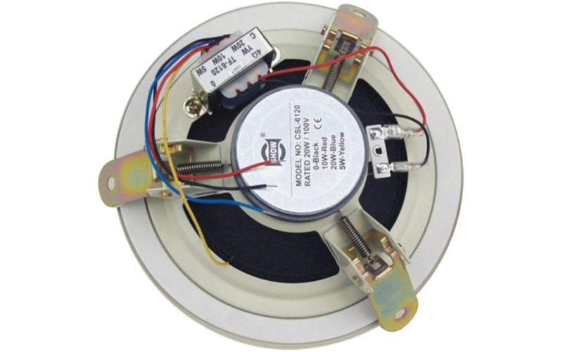 Show CSL-6120 - громк-тель потолочный, 20вт, 100в, динамик 6,5