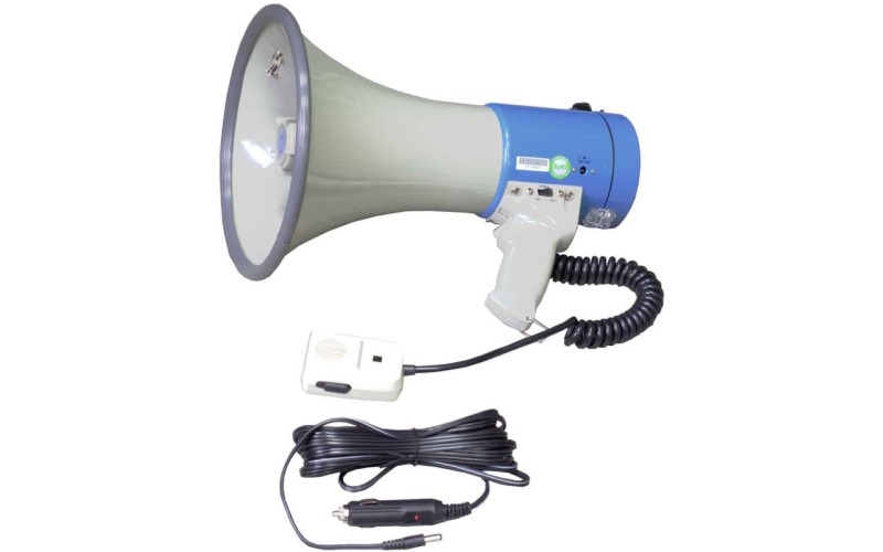 SHOW ER-66SD - мегафон ручной 25 Вт, выносной микрофон, сирена, пластик