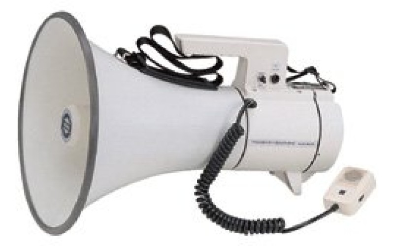 SHOW ER-67 - мегафон 40вт, 12 в, выносной микрофон, вес 2.5 кг, алюминий