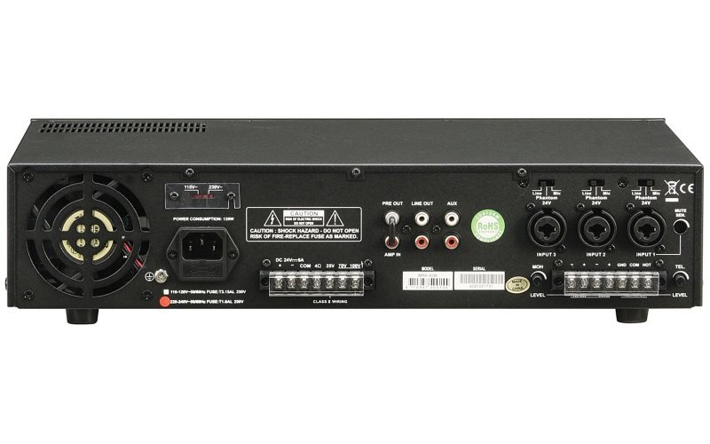 Show MPA-60R - трансляц. система 60вт,25V70/100в, mp3-плеер