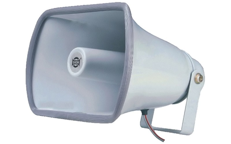 SHOW SC-25P - громкоговоритель рупорный 25вт, 8ом, 300-9KHz, цвет серый