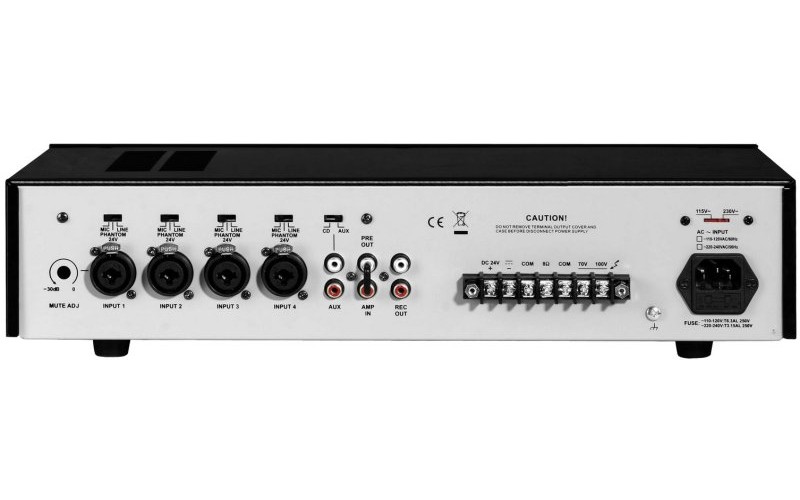 SHOW TA-3121 - Трансляционная система 120 Вт, 4Line / mic + 2AUX, MP3 плеер