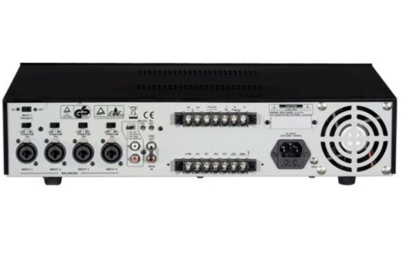 Show TA-4241 - трансляц. система 240вт, 25/70/100в, 4Line/mic+2AUX, MP3 плеер пишущий