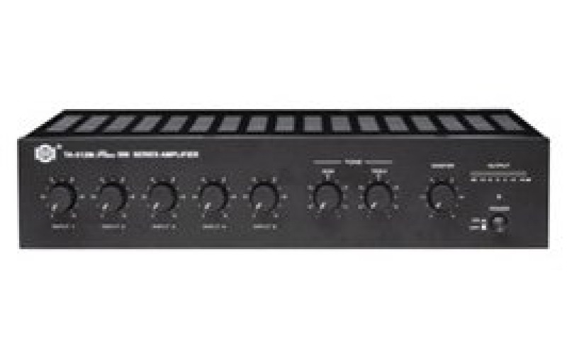 Show TA-506M PLUS - трансляционный усилитель мощности 60Вт,4-16Ом, 25/70/100В, 4mic+3AUX, 220/DC-24В