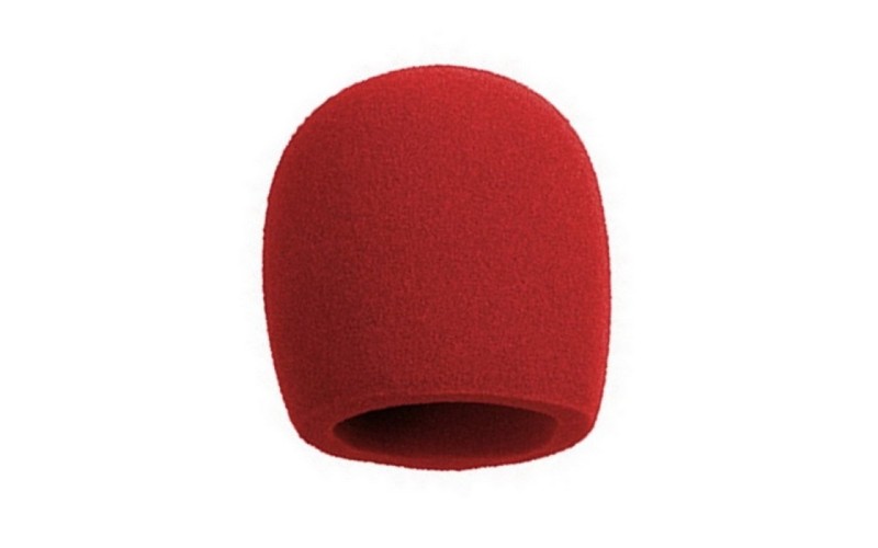 SHURE A58WS-RED поролоновая ветрозащита для микрофонов SM58, PG58