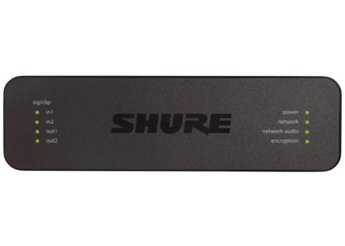 SHURE ANI22-BLOCK сетевой Dante™ аудиоинтерфейс, 2 аналоговых входа, 2 выхода, разъем евроблок