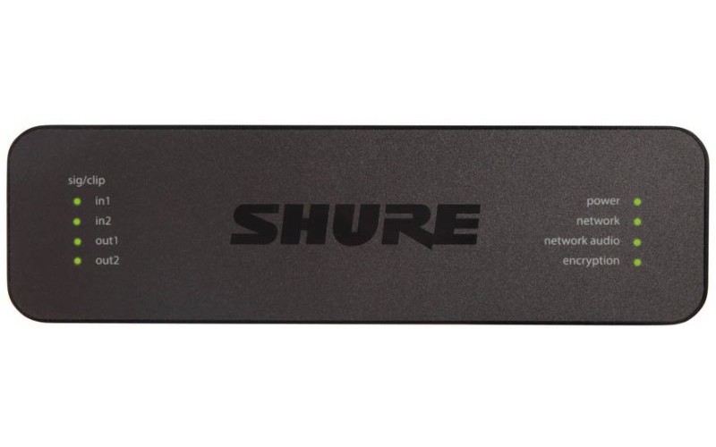SHURE ANI22-BLOCK сетевой Dante™ аудиоинтерфейс, 2 аналоговых входа, 2 выхода, разъем евроблок
