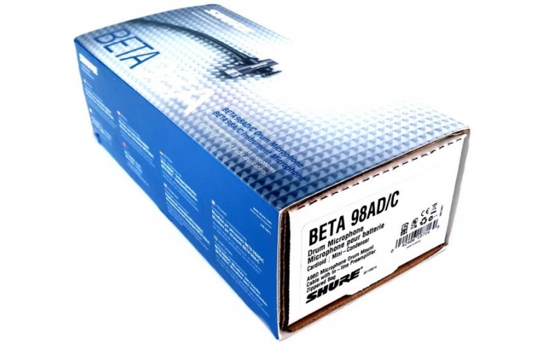 SHURE BETA 98AD/C миниатюрный кардиоидный конденсаторный микрофон для музыкальных инструментов