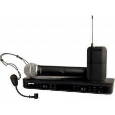 SHURE BLX1288E/PG30 K3E 606-638 MHz двухканальная радиосистема с ручным передатчиком PG58 и PG30