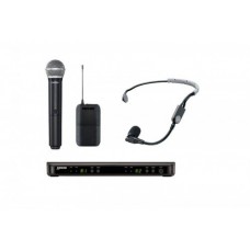 SHURE BLX1288E/SM35 M17 662-686 MHz двухканальная радиосистема с головным микрофоном SM35 и ручным п