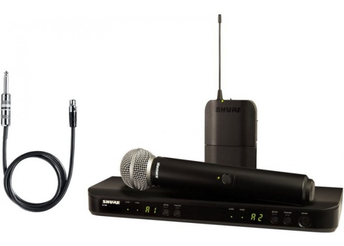 SHURE BLX1288E/SM58 K3E 606-638 MHz двухканальная радиосистема с поясным передатчиком BLX1 и SM58 SHURE BLX1288E/SM58 K3E 606-638 MHz двухканальная радиосистема с поясным передатчиком BLX1 и SM58