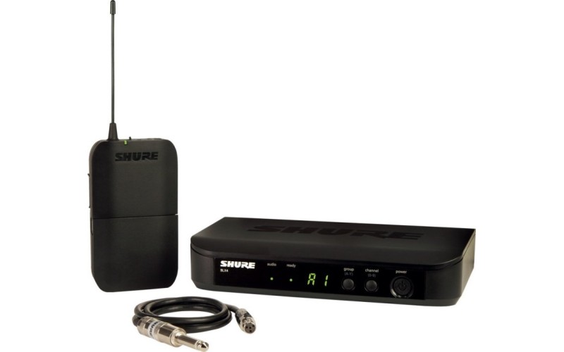 SHURE BLX14E K3E 606-638 MHz радиосистема с портативным поясным передатчиком BLX1