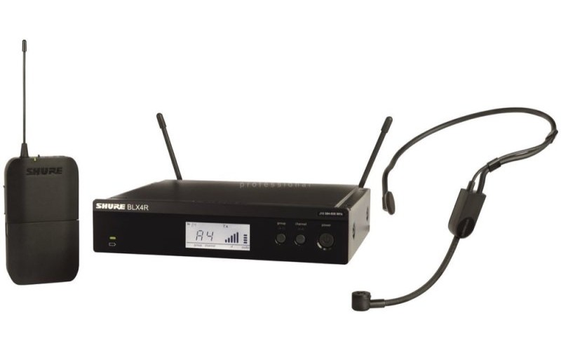 SHURE BLX14RE/P31 M17 662-686 MHz радиосистема головная с гарнитурой PGA31. Кронштейны для крепления