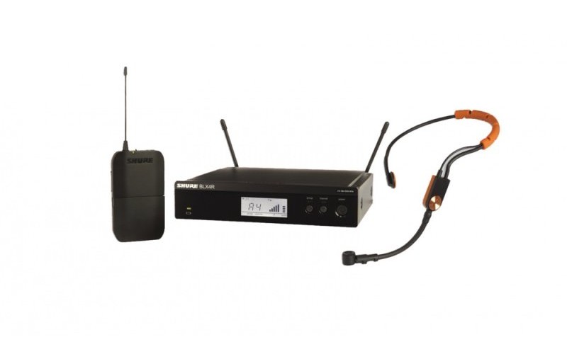 SHURE BLX14RE/SM31 M17 662-686 MHz радиосистема головная с микрофоном SM31FH. Кронштейны для креплен