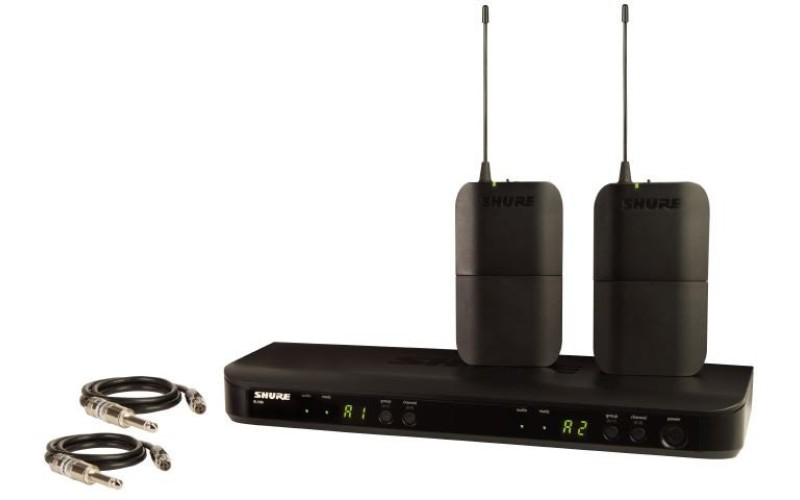 SHURE BLX188E K3E 606-638 MHz двухканальная радиосистема с двумя поясными передатчиками BLX1