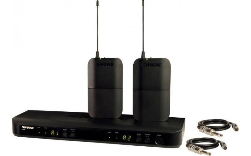 SHURE BLX188E/MX53 K3E 606-638 MHz двухканальная радиосистема с двумя головными микрофонами MX153