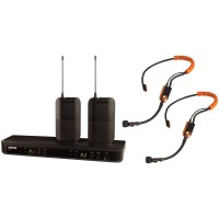 SHURE BLX188E/SM31 M17 662-686 MHz двухканальная радиосистема с двумя головными микрофонами SM31FH