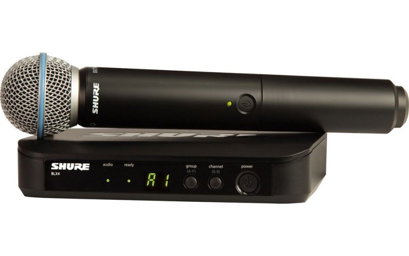 SHURE BLX24E/B58 K3E 606-638 MHz радиосистема вокальная с капсюлем динамического микрофона BETA 58