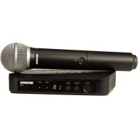 SHURE BLX24E/PG58 K3E 606-638 MHz радиосистема вокальная капсюлем микрофона PG58