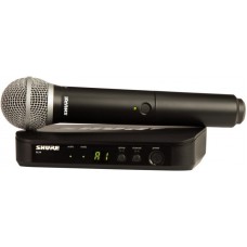 SHURE BLX24E/PG58 K3E 606-638 MHz радиосистема вокальная капсюлем микрофона PG58