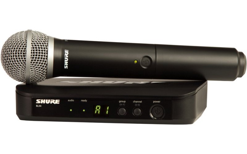 SHURE BLX24E/PG58 K3E 606-638 MHz радиосистема вокальная капсюлем микрофона PG58