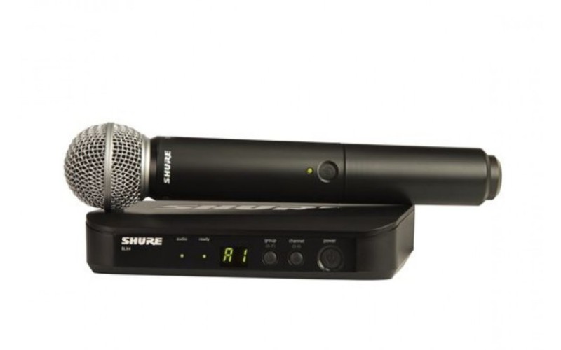 SHURE BLX24E/PG58 M17 662-686 MHz радиосистема вокальная капсюлем микрофона PG58