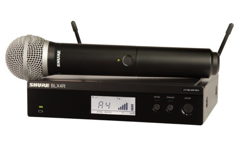 SHURE BLX24RE/PG58 K3E 606-638 MHz радиосистема вокальная с ручным передатчиком PG58
