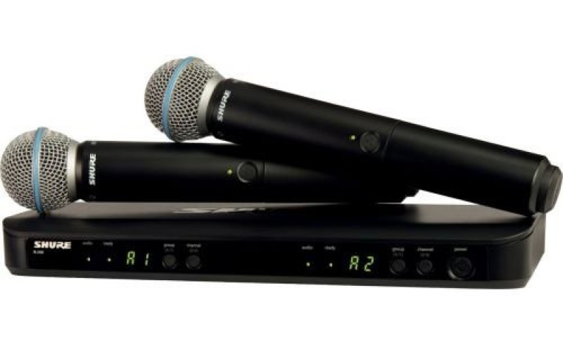 SHURE BLX288E/B58 M17 662-686 MHz двухканальная радиосистема с двумя ручными передатчикакми BETA 58