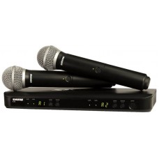 SHURE BLX288E/PG58 K3E 606-638 MHz двухканальная радиосистема с двумя ручными передатчиками PG58