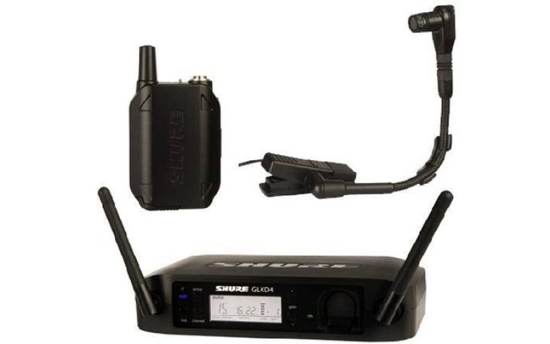 SHURE GLXD14E/B98 Z2 2.4 GHz цифровая радиосистема с микрофоном BETA 98 для духовых