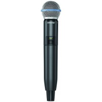 SHURE GLXD2/B58 Z2 2.4 GHz ручной передатчик для цифровых радиосистем с капсюлем микрофона BETA 58