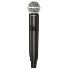 SHURE GLXD2/SM58 Z2 2.4 GHz ручной передатчик для цифровых радиосистем с капсюлем микрофона SM58